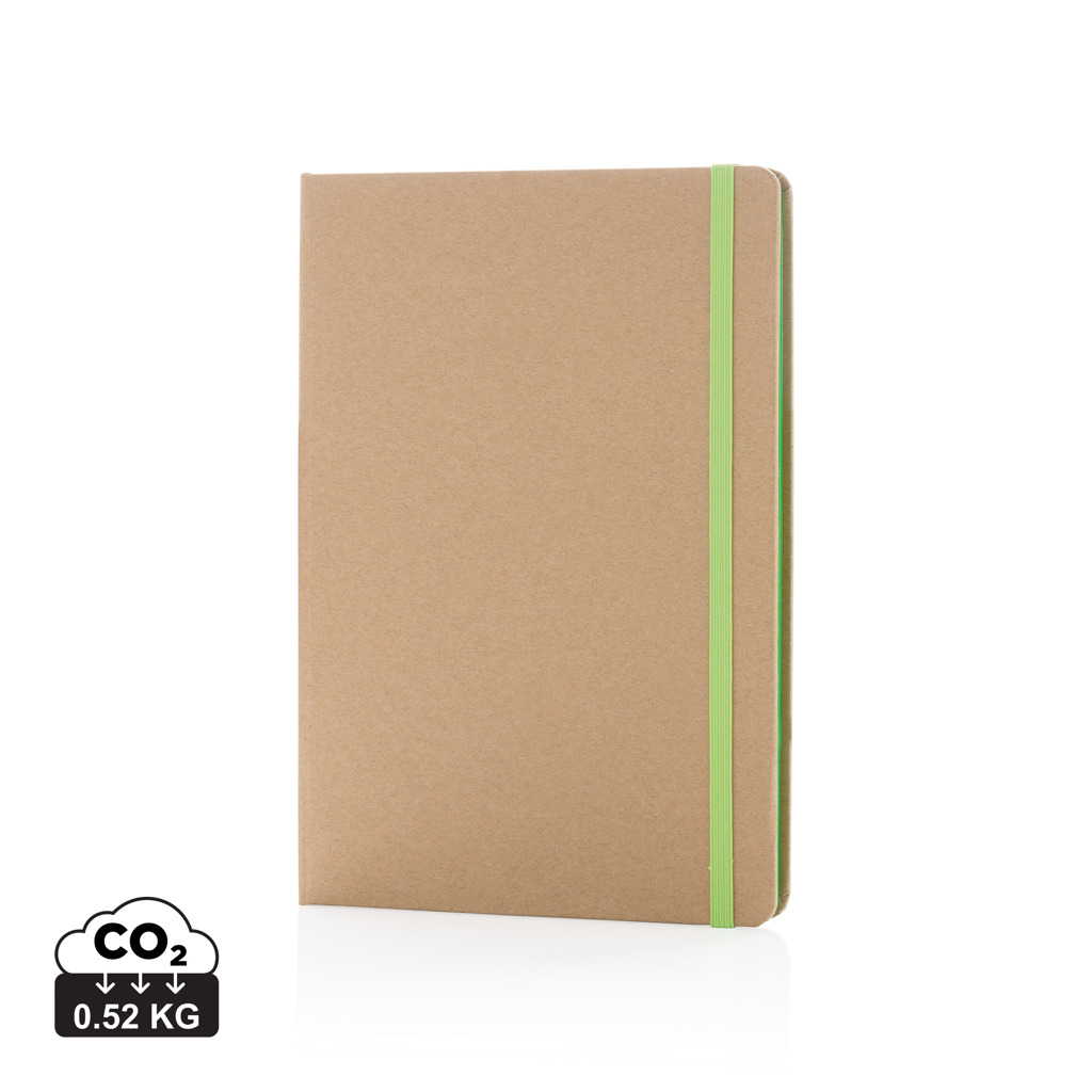 Carnet Kraft publicitaire écologique A5 Vert 